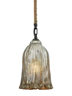 Elk Lighting 748119096704 Hand Formed Glass 1-light Mini Pendant In Oil Rubbed Bronze