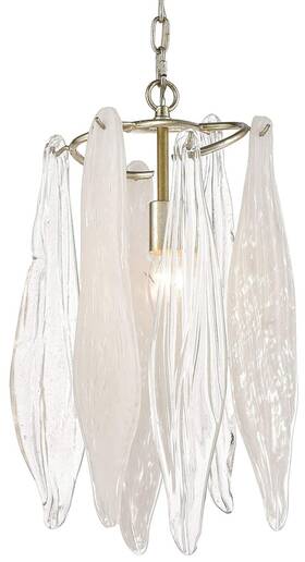 32432 Elk Lighting 748119133508 32432/1 Pendant Light Silver Leaf