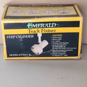 P5021w Emerald 761249502112 Track Fixture Step Cylinder Model # 5 Inch X 2 3/4 Read