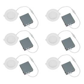 E2dlf8t4-92750 Energetic Lighting 4 Inch Adjustable Cct Recessed Light Trim New Construction Dimable Indoor