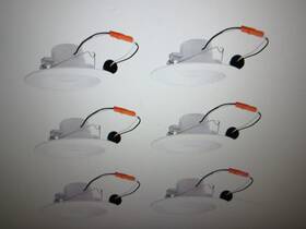 E3dl6s-92750-6p Energetic Lighting 6 In Adjustable Cct Downlight Dimmable Led Recessed Light 6pk