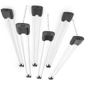 4400 Ensenior 769044048958 6 Pack Linkable Led Light 4ft For Garage High Lumens 36w Equivalent 28