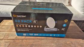 Ensenior 769044678827 48-pack 4-inch Recessed Led Lights - New