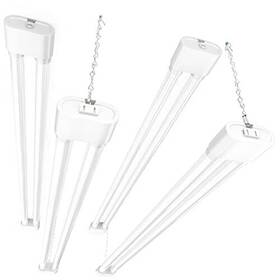 4400 Ensenior 791719596990 4 Pack Linkable Led Shop Light 4ft For Garage High Lumens 36w