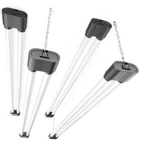 4400 Ensenior 791719597003 4 Pack Linkable Led Utility Shop Light Ft High Lumens 36w Equivalent 280w