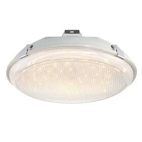 Envirolite 313054799715 Integrated Led Light Gray Outdoor Bug-proof Ceiling Flush Mount With Cord