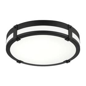 Ev1561c3-151 Envirolite Winslow 18 Inch Minimalist Aged Iron Selectable Cct Integrated Led Flush Mount