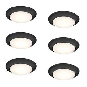 Evdk710k50bk-6 Envirolite 7.25 Inch Black Round Dimmable Ceiling Mount Or Recessed