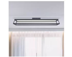Ev1583c3-43 Envirolite Terrace 44 Inch Matte Black Dimmable Integrated Selectable Cct Led Flush
