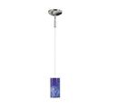 Es725bab Glass Pendant Steel Blue Hampton Art Shade Brushed 1-light Bay