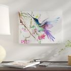 Esrb6312 45186004 East Urban Home Hummingbird Print Wrapped Canvas 192427729876