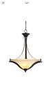 Ess8913 Commercial Electric Rustic Iron Pendant Antique Ivory Glass 6940500304373