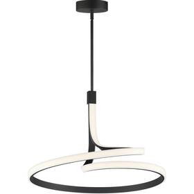 E30664-bk Et2 Contemporary Lighting Serpentine Pendant Black