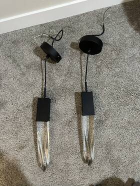 E31242-20bk Et2 Contemporary Lighting Quartz Mini Pendant Black 2