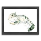 33329710 Eunh2197 East Urban Home Cat Framed Oil Painting Print 190692380693