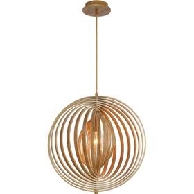 31873-017 Eurofase New Abruzzo 1-light 19 Inch Large Pendant Natural Wood -