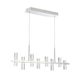 33723-013 Eurofase Netto 32-watt Chrome Integrated Led Chandelier