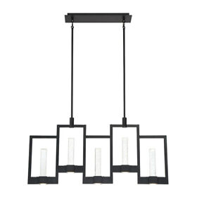 35949-015 Eurofase Inc. Hanson Led 2 Inch Black Chandelier Ceiling Light