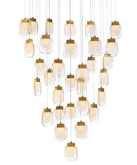 37193-010 Eurofase Lighting Paget 31 Light 39 Inch W Led Multi - Gold