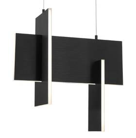 37346-027 Eurofase Lighting 37346 Coburg 20 Inch W Led Suspension Multi Light - Black