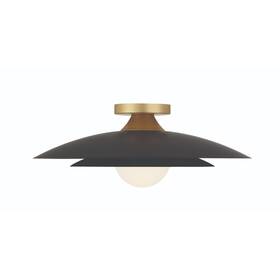 46815-040 Eurofase Lighting 46815 Welsh 18 Inch W Led Semi-flush Ceiling Fixture - Black