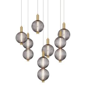 47191-013 Eurofase Lighting 47191 Palmas 30 Inch W Led Chandelier - Gold
