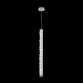 035550-010-fr001 Eurolux Home Lina Crystal Led Foyer Light With Firenze Strands