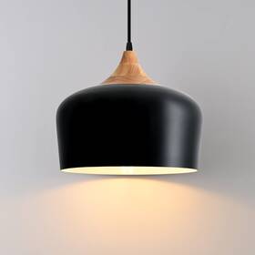 Eu20220827005 Eustace Pendant Light Modern Lantern Lighting Wooden Dome Minimalist Industrial