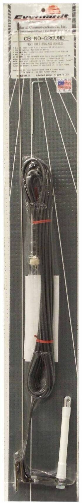 Sngp2wm-w Everhardt - 2ft Ss Ground Clip On Window Mount Cb Ant