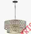 F2707 Lucia Murray Feiss 6bus Chandelier In Burnished Silver