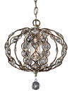 F2742-1bus Feiss Burnished Silver Leila 014817479393