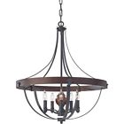 F2794-5af-cba F27945afcba Feiss Chandeliers 5-bulb 014817498653