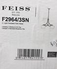 F2964-3sn Feiss Lighting Vintner Down Chandelier Satin Nickel