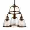 F3020 3agb Hobson Murray Feiss 3 Light 1 Tier Chandelier Aged Brass 014817537789