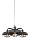 F3157-3sgm Feiss Lennex Industrial Farmhouse Chandelier Slated Grey Metal
