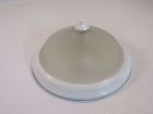 F93wh02 Contemporary Ceiling Light Fixture Ribbed Glass 662225750445