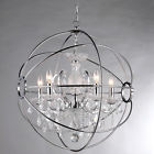 Fany Lighting Crystal 4 Light Globe Chandelier Orb Pendant Sphere Lamp Home Ceiling 0742889403014