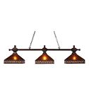 770-3-mb-a Fe Santa Island Lite 3 Mission Billiard Elk Bronze Lighting Light 770-3-mb-