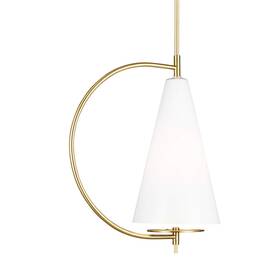 Kp1041bbs Feiss Contemporary Modern One Light Pendant From Gesture Collection In