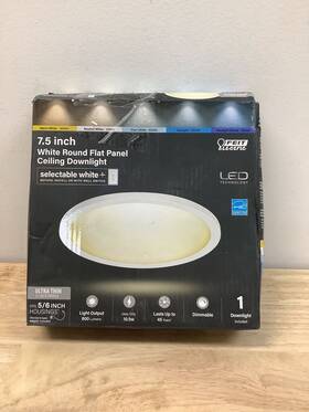 6wyca Feit Electric 74206/6wyca 10.5-watt Integrated Led Flush Mount - 7.5 Inch White R