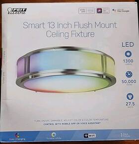 Achr172285 Feit Electric 13 Inch Led Ceiling Light Wifi Smart Alexa Google Multi Function