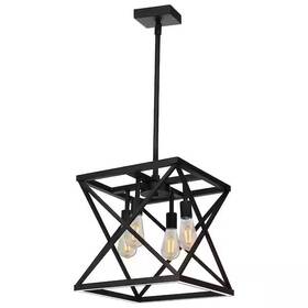 Pnd1445cctnlbk Feit Electric Katalyst Integrated Led 4-light Pendant Matte Black 3-light Modes