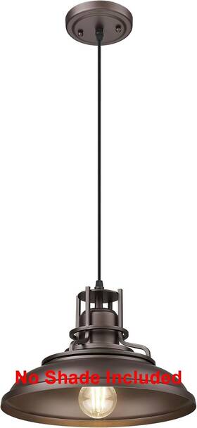 B08cxxjbs3 Femila Farmhouse Pendant Light 12-inch Barn Vintage Hanging Fixture For Kitchen