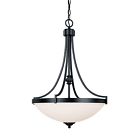4027bc Finish Capital Lighting White Soft Black Glass Pendant Shades