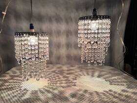 Tltmx002 Finktonglan 2 Small Faux Crystal Chandeliers Pendant Hanging Light For Bedroom Wedding Or