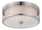 180245 Fixture Frosted - Light Glass 3 Dome Flush Id