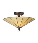 70001-3hb Fixture Mount 3 Flush Matte Black Lite Lighting Elk Hazy Semi - Beige