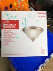 Fj10-031 Project Source Fallsbrook Brushed Nickel Finish Ceiling Flush Mount