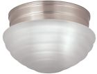 Fj10-102 Project Source Brushed Nickel Flush Mount Light