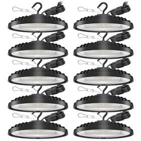 Flakeeper 730637204280 150w Ufo Led High Bay Light 21 000lm Shop Lights Fixture With Us Plug 5f